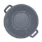 Toter 20 Gal. Round Trash Can w/ Lift Handle, Dark Gray Granite RND20-B0149 - alternate 3